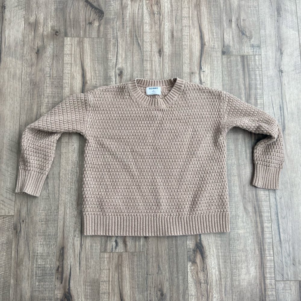 Women’s tan Old Navy tunic sweater - Small